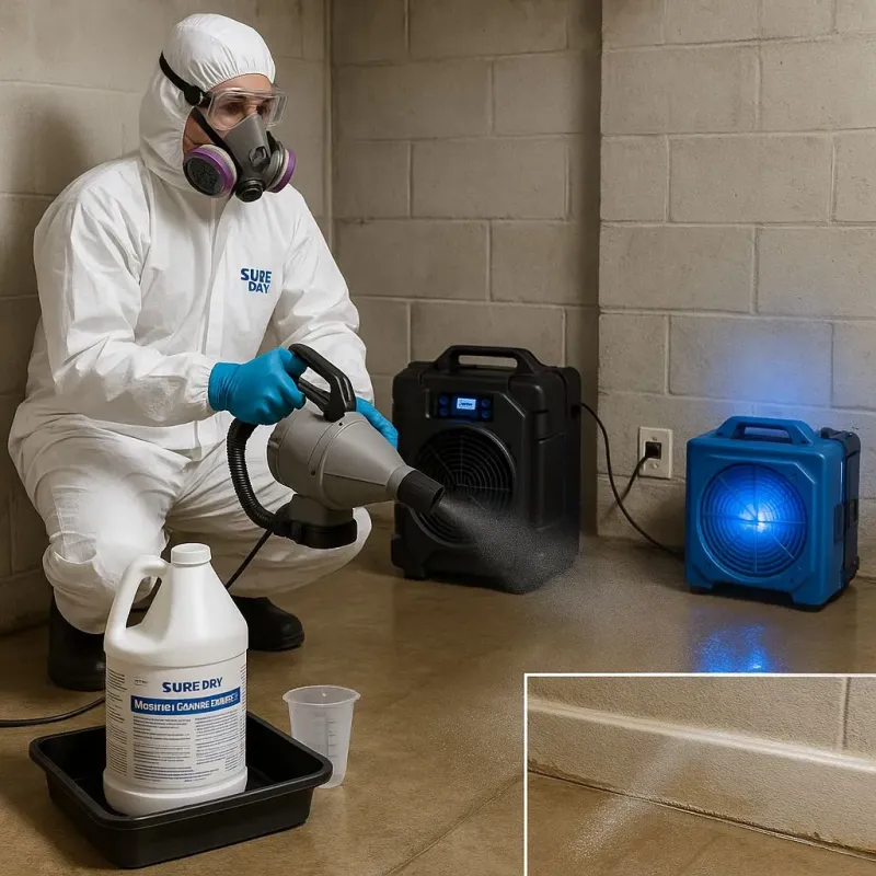Sanitization and Odor Removal process in Patrick Springs, VA